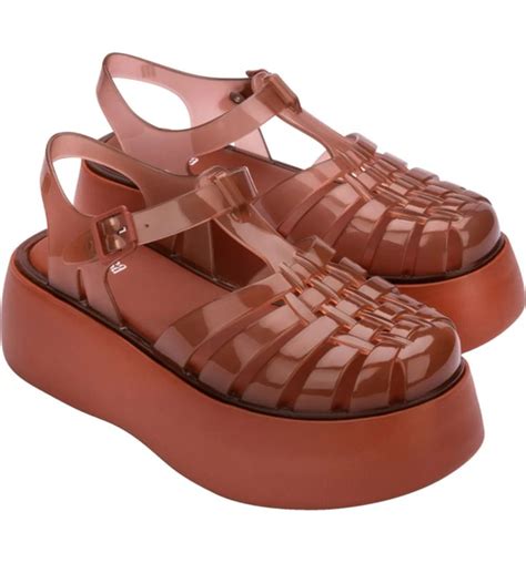 melissa platform jelly sandals|melissa shoes official website.